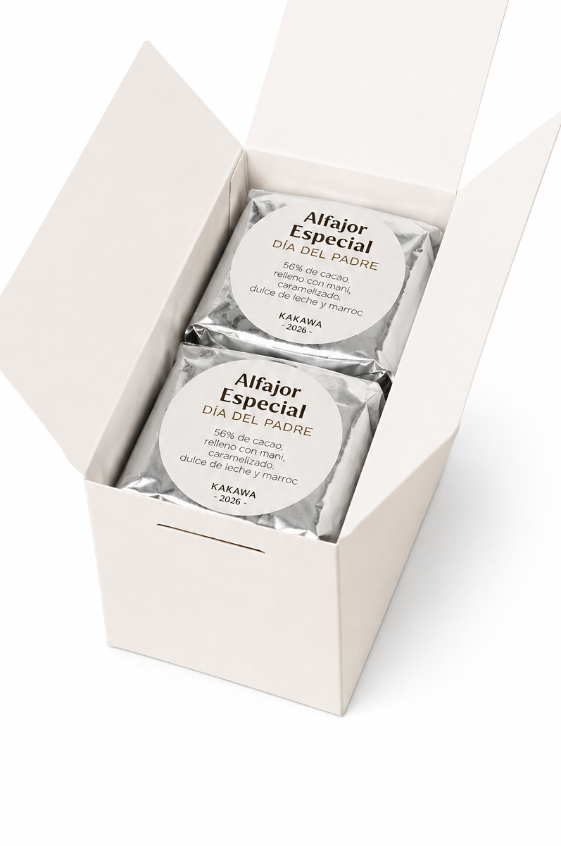 Caja x6 Alfajores Especial Papá — Edición Día del Padre