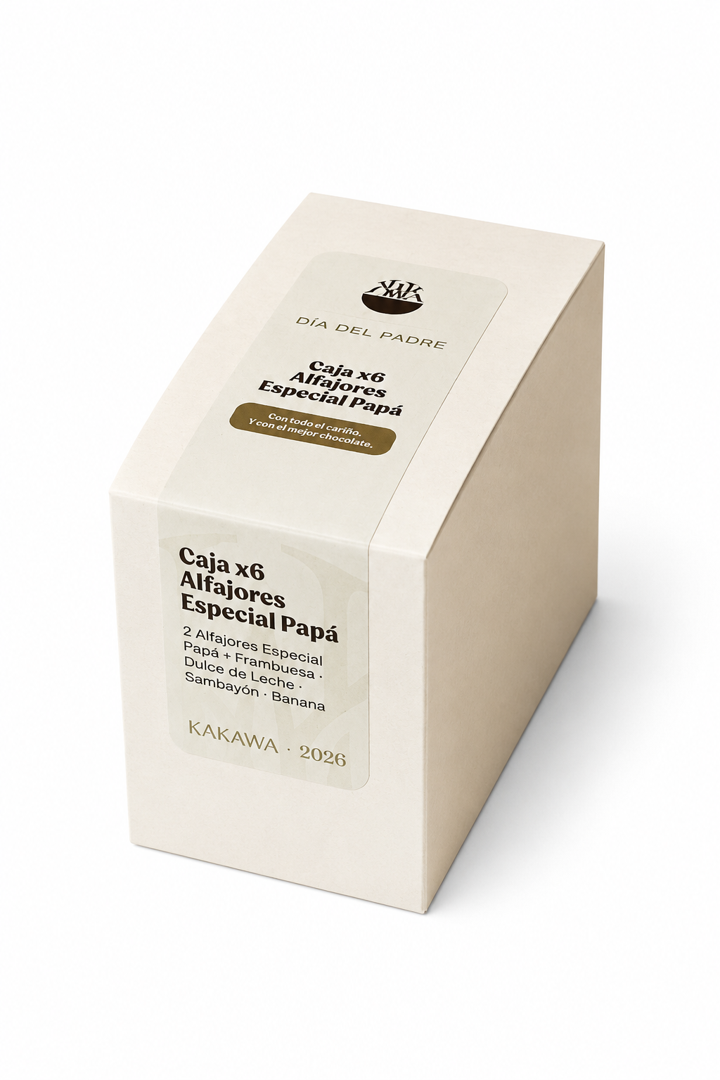Caja x6 Alfajores Especial Papá — Edición Día del Padre