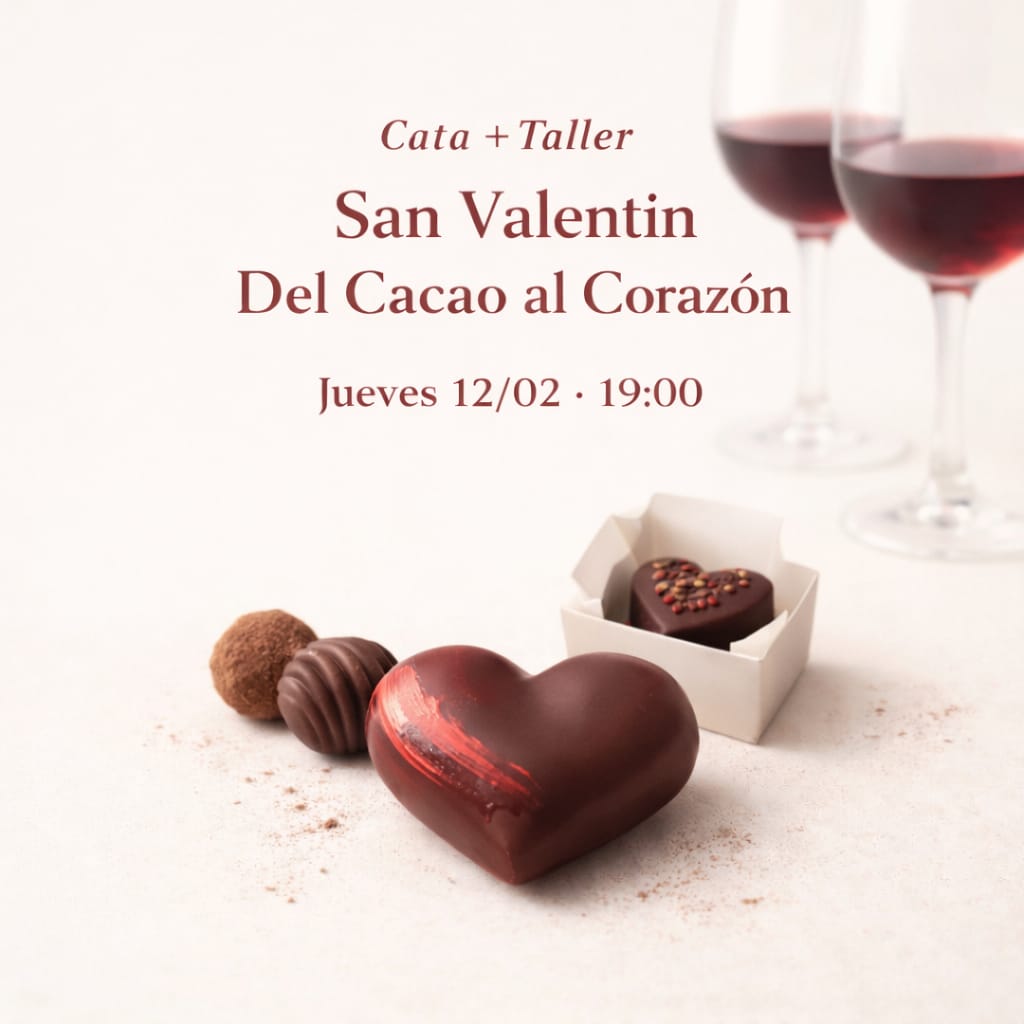 Cata + Taller San Valentín – Del Cacao al Corazón